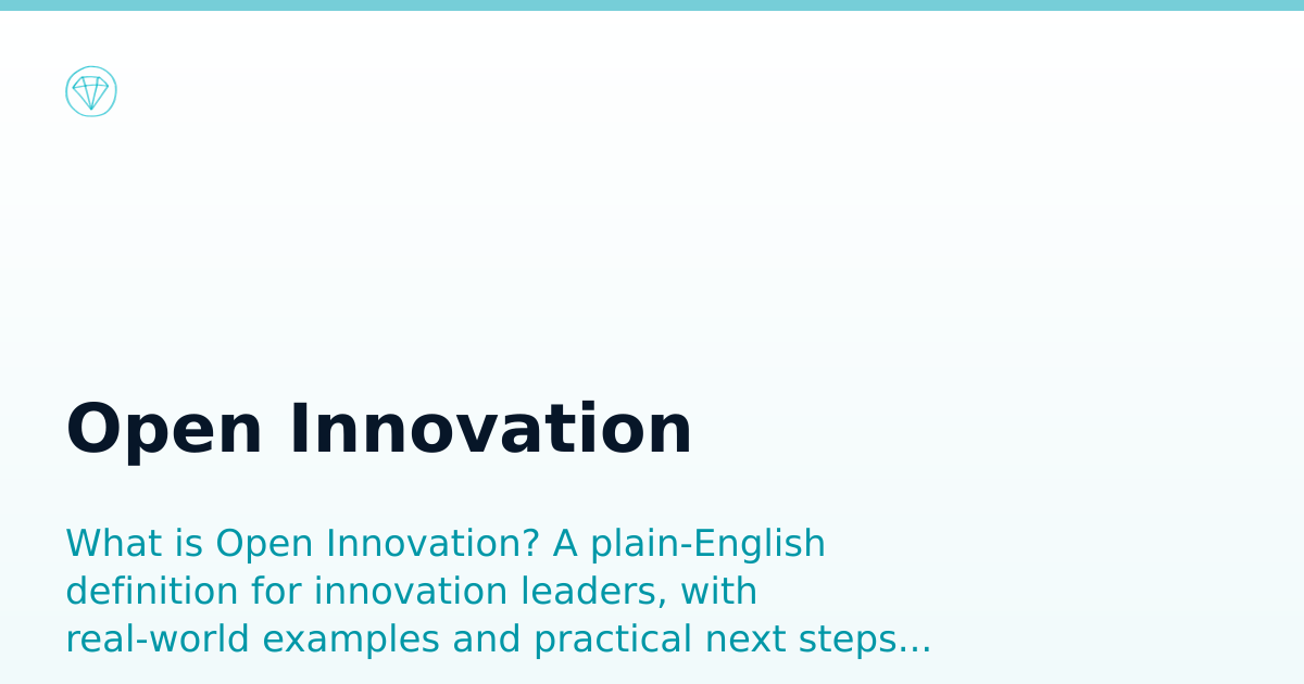 Open Innivation Open Innovation
